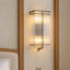 2 - Applique murale encastrée à ailettes pour meuble-lavabo