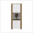 Natural Oak Vertical Storage Cabinet