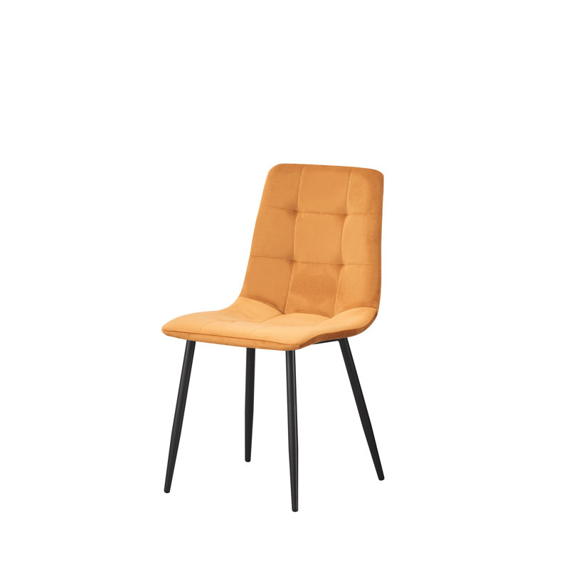 Ashanti 47cm H Upholstered Side Chair, Yellow
