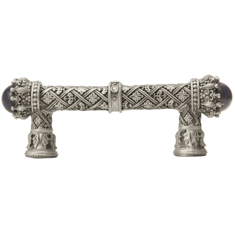 Carpe Diem 6530-23ABOX Crowning Glory Queen Penelope Chrysalis Queen Penelope 5 inches c.c. pull w/ Swarovski Crystals & semi‐precious stones in Chrysalis