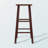 Collin Saddle Base Four Leg Bar Stool in Walnut Finish, 28.84'' H X 14.08'' W X 14.08'' D-150284938