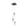 3 - Light Matte Black LED Pendant