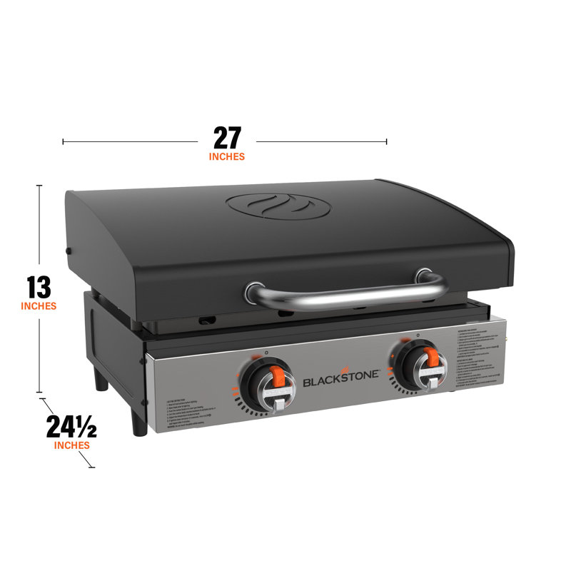 Blackstone 2-Burner 22" Propane Griddle with Hood