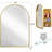Bathroom Medicine Cabinet 24X36 Inch, With Matte Gold Metal Frame, Adjustable Shelves And Mirror, Recessed Installation Inch Mirror For Cologne Product Storage-603232073