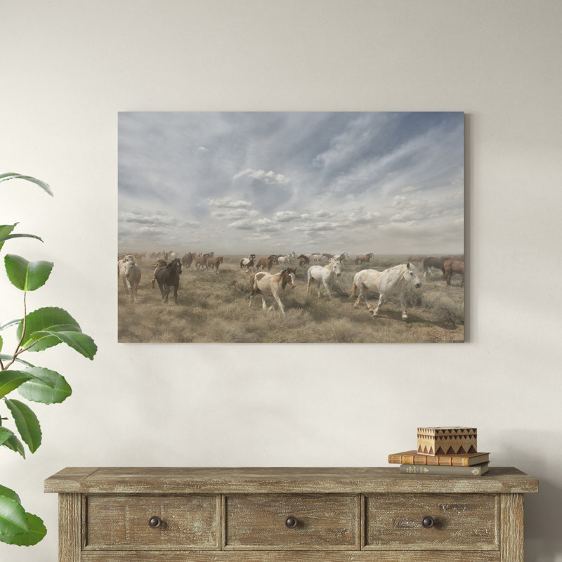 " Big Sky " Painting Print, 32" H x 48" W x 1.25" D