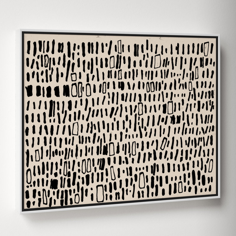 Tribal Code by Filippo Ioco, 17.5" H x 21.5" W x 2" D, White