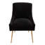 Chaise d'appoint en velours l 22 po Johileny-1033593520