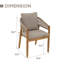 Fauteuil d'extérieur 2 pièces en bois d'acacia-1381099636
