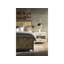 Modern Lira 30" Wide Universal Grey Leather Wrapped Two Drawer Nightstand