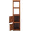 Sula Three-Level Teak Tower Floor Cabinet