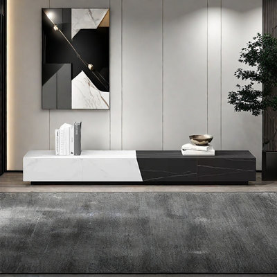 Italian style simple sintered stone TV stand