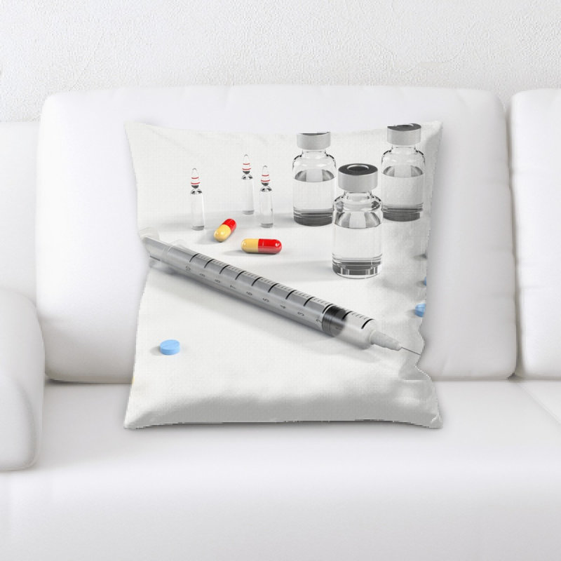 Microsuede Throw Pillow