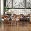 Upholstered Side Chairs with Padded Back-1018588226