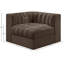 Chaise d'angle rembourrée en tissu Rummi-123507407