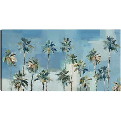 Tropic Palms by Studio Arts Canvas Art Print