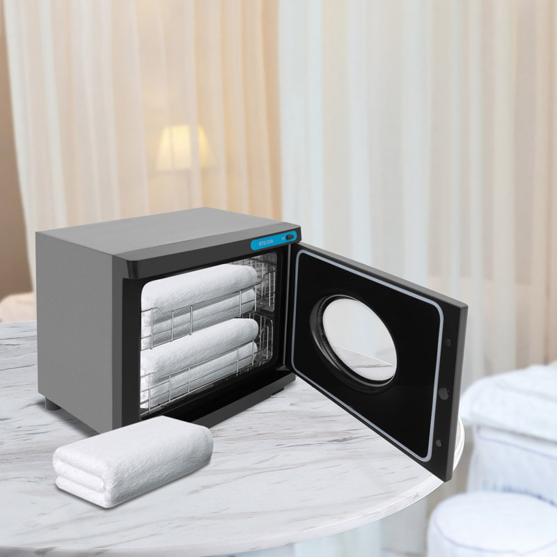 Chauffe-serviettes électrique 23L avec lumière de désinfection