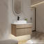 Ensemble de meuble-lavabo simple 32 "avec lavabo en céramique et portes à fermeture douce-552061290