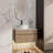 32" Floating Bathroom Vanity with Ceramic Sink and Soft-Close Cabinetry-1862335114