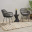Chaise en rotin moderne Orlando avec coussins résistants à l'eau et structure en acier pour une utilisation intérieure et extérieure-559654817-559654820