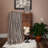 Brown And Taupe Striped Woven Handloom Throw