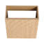 Meuble-lavabo mural 18,5 po avec lavabo en résine, porte simple à fermeture douce, bois naturel, solution de rangement moderne pour assemblage sans quincaillerie supplémentaire