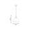 Saxon 1-Light Dimmable Dome Pendant-1953057661