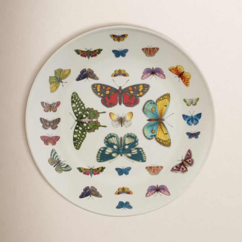 Botanic Garden Harmony 9" Salad Plate, White