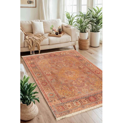 Tapis traditionnel Mute Safran
