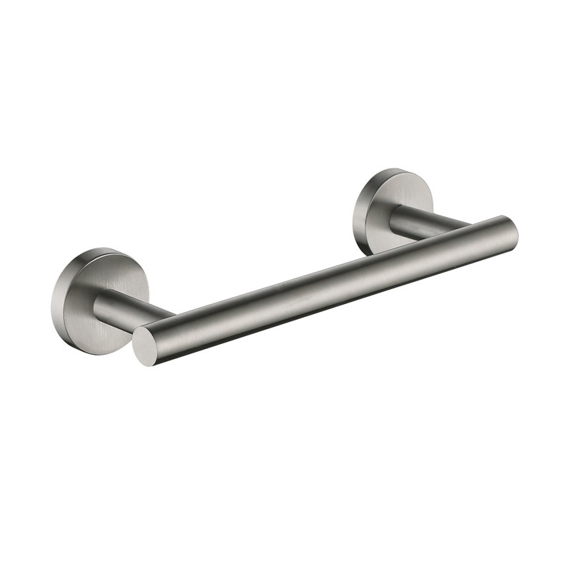 1 Towel Bar, Brushed Nickel, 3.03" H x  9.15" L x 3.03" D