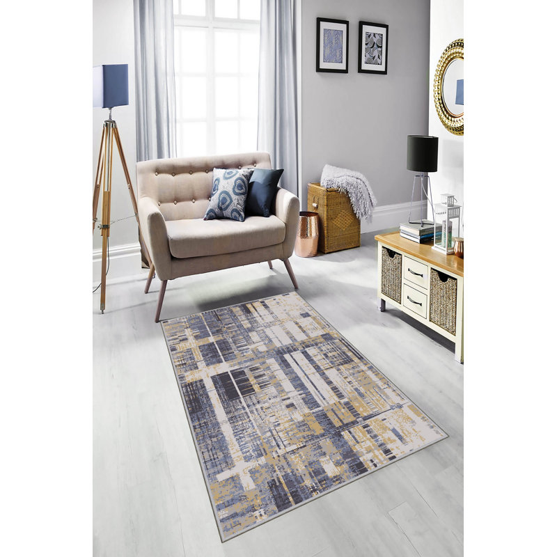 Premium Hall Carpet, 31.5 x 78.7 Inches | 100% Polyester, Antibacterial | 0.04 in Pile Height, Non-Slip Underside, Machine Washable | 3D Digital Printing | Ideal for Living Room & Entryway, Easy Maintenance