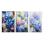 «Blue Hydrangea Garden Enchantment», 3 pièces sur toile-897965965-897965964
