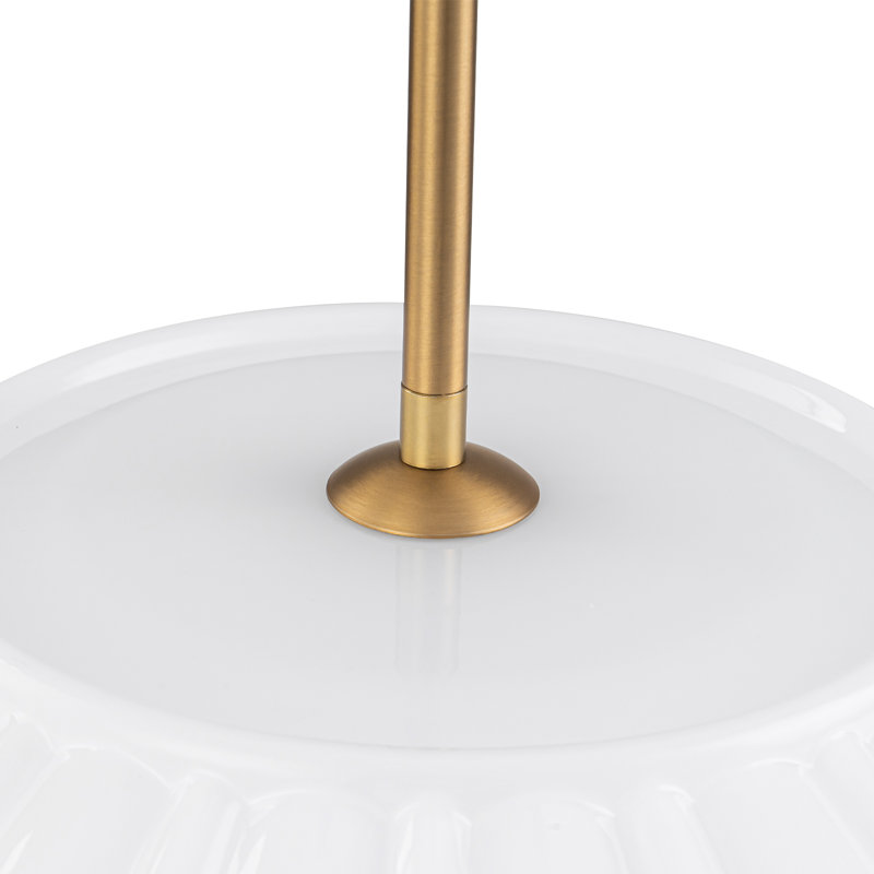 Luminaire suspendu en dôme à 1 lumière