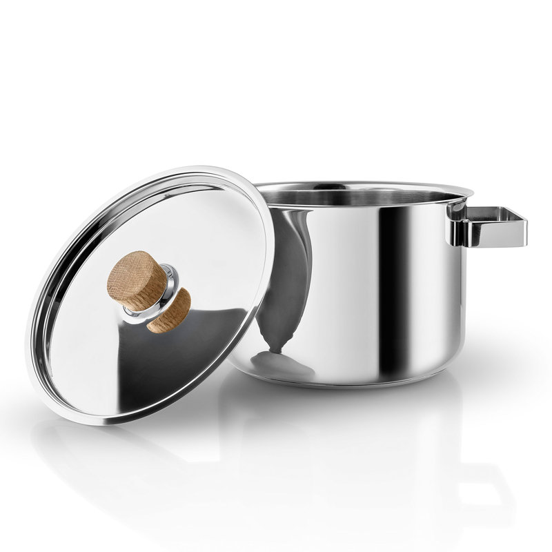 Eva Solo Nordic Non-Stick Stainless Steel Standard Pot, 18 cm