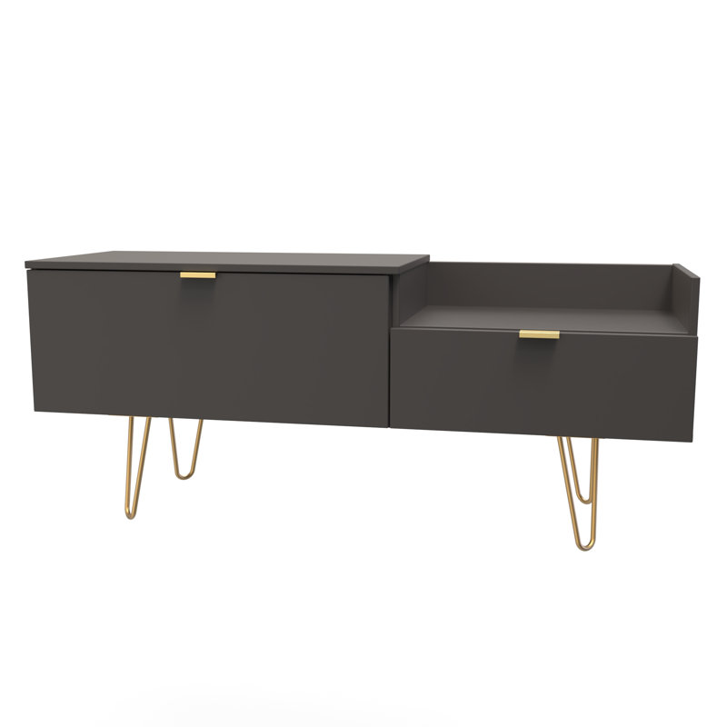 Taeyah TV Console Unit, Grey