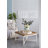 24" X 60" Distressed White Floor Mirror