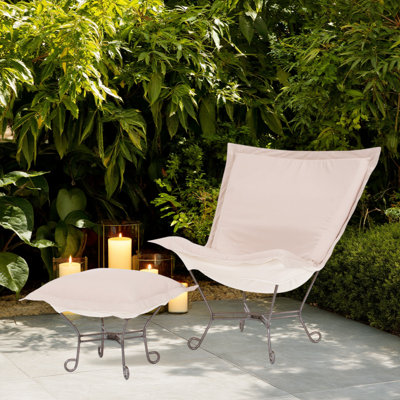 Repose-pieds avec coussin sunbrella Misayo