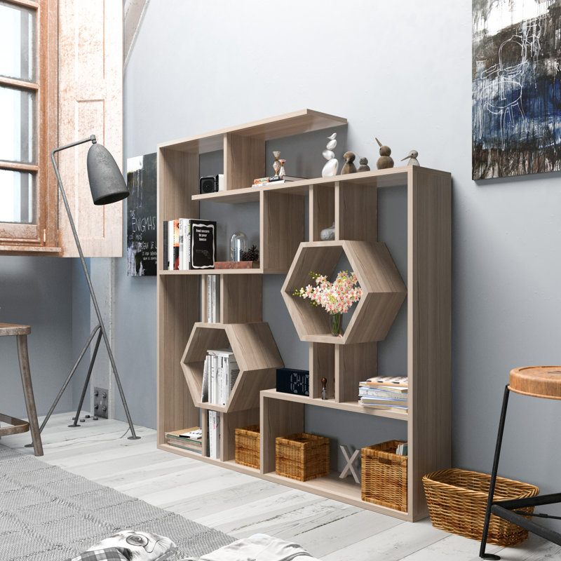 Swenson 134cm H x 134cm W Bookcase, Cordoba