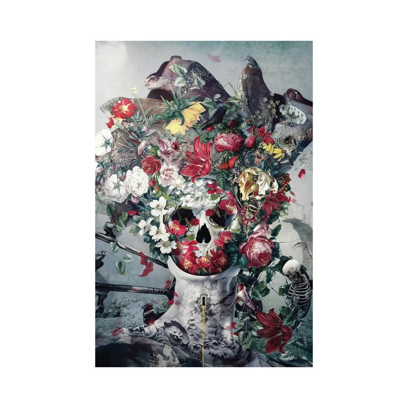 Under Lock - reproduction d'art sur toile tendue, H 18 po x l 12 po x P 1,5 po