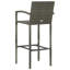 Swivel Yes Bar Stool with Steel Frame