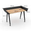Broshous Metal Base Writing Desk-493866327
