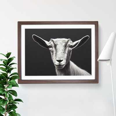 Goat Portrait Vol.1 - Framed Print