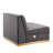 Sanguine Channel Tufted Performance Velvet Modular Sectional Sofa Armless Chair by Modway-88903415