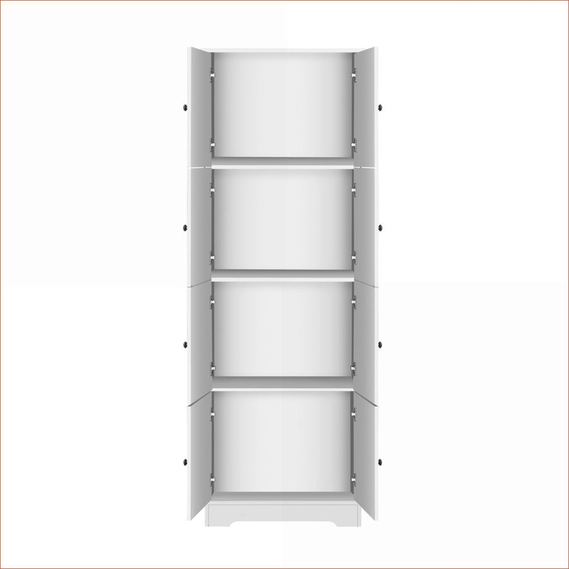 Armoire d'appoint 8 portes, Blanc