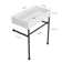 Lordear 17'' Ceramic Rectangular Bathroom Sink with Overflow