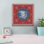 «True Blue Bandana E» par Jean Plout, art mural sur toile, 12 po x 12 po-237034087