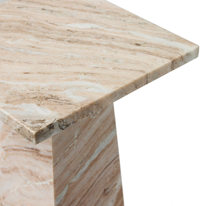 Ensemble de piédestal Ellric, Grey Italian Marble
