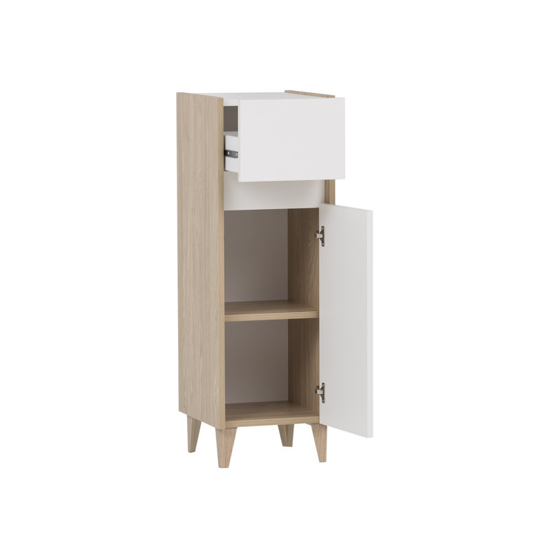 Calvin-Leigh Freestanding Bathroom Cabinet, White