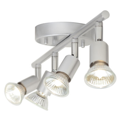 Mazon 19.7'' 4 -Light Rail Track Kit with Dimmable and Adjustable Head