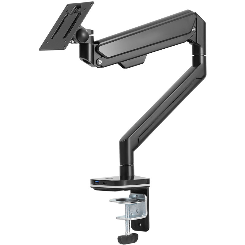 VEVOR Single Screen Desktop Mount, 22.4" H x 20.86" W x 4" D