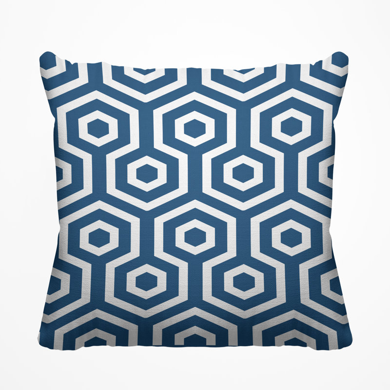 Housse et insert de coussin décoratif extérieur Hilton, 19 po x l 19 po, Pigeon bleu